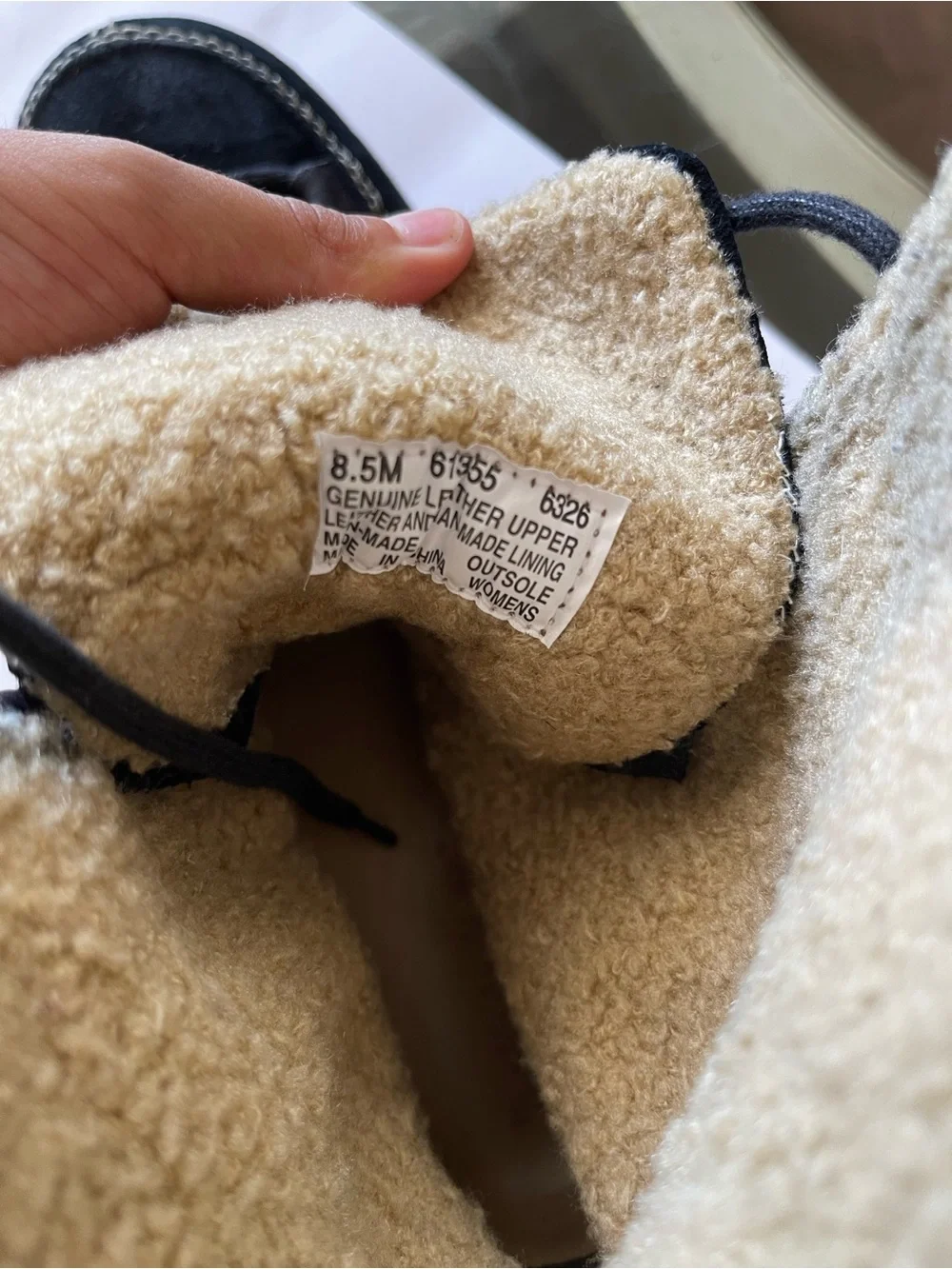 Timberland close up